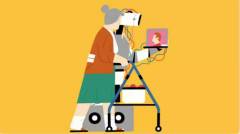 前瑞典銀行雇員用人工智能物流無人機傳遞愛心