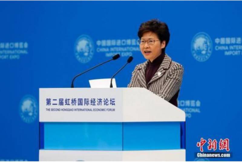 林鄭月娥:將積極推廣人工智能技術在香港的發展